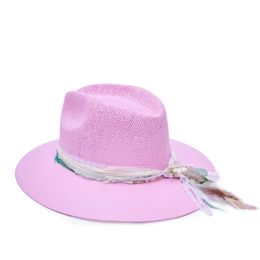 Pink Lemonade Fedora Hat