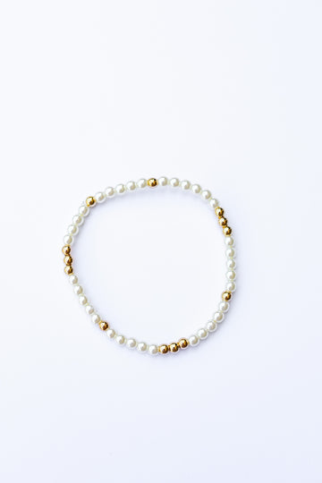 Pearl And Gold Filled Bracelet
