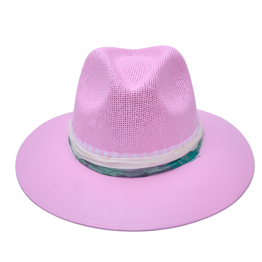 Pink Lemonade Fedora Hat