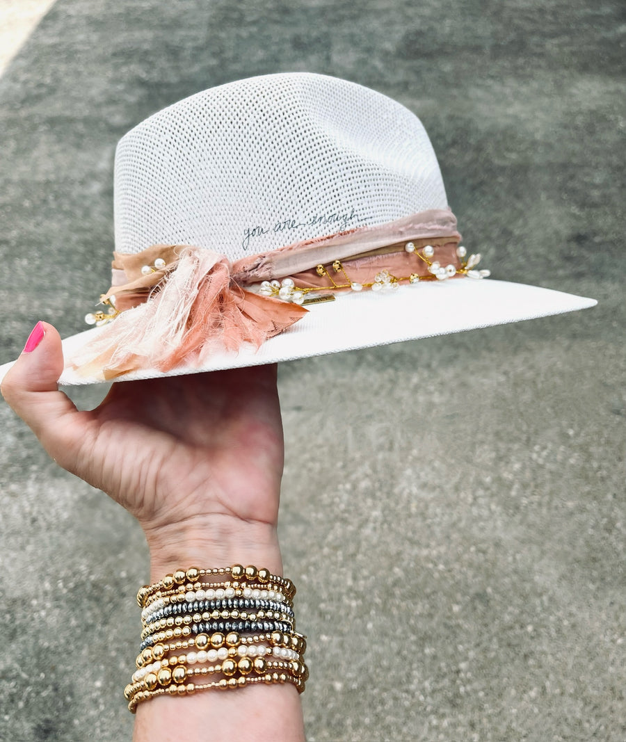 Darya Perle Linen Hat