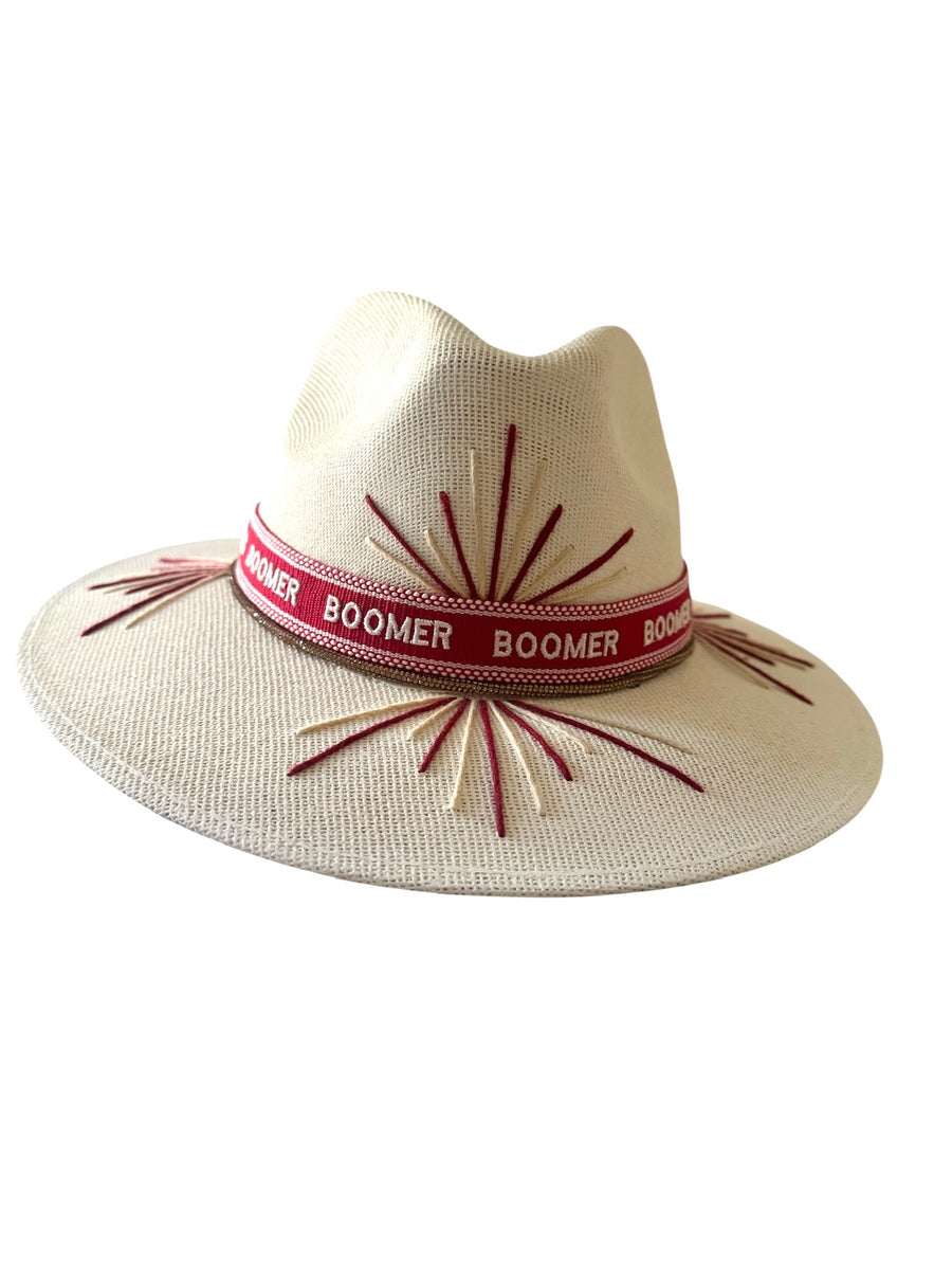 School Spirit Embroidered Fedora