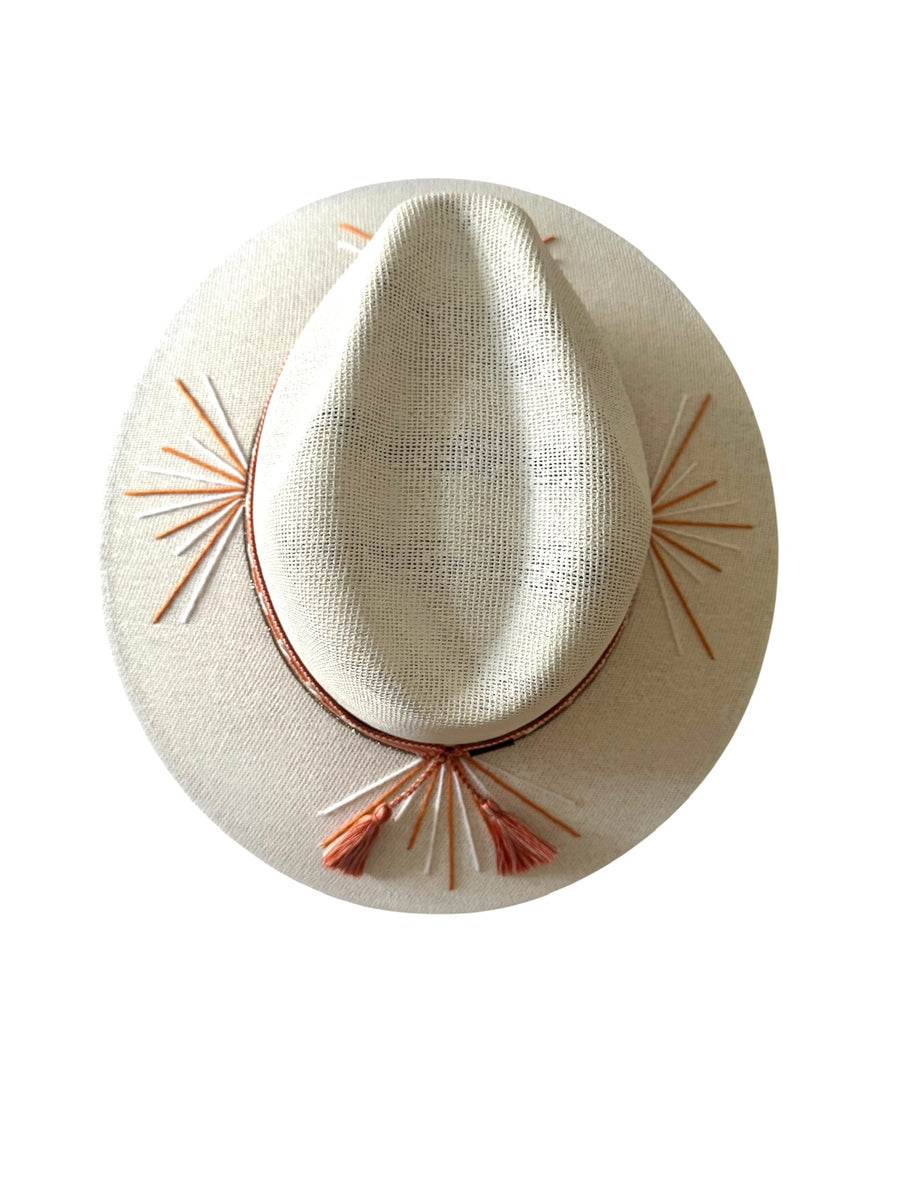 School Spirit Embroidered Fedora