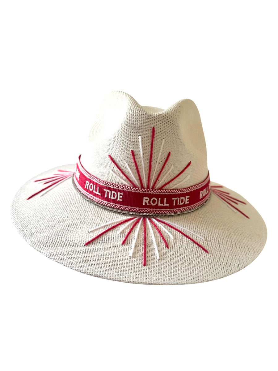 School Spirit Embroidered Fedora
