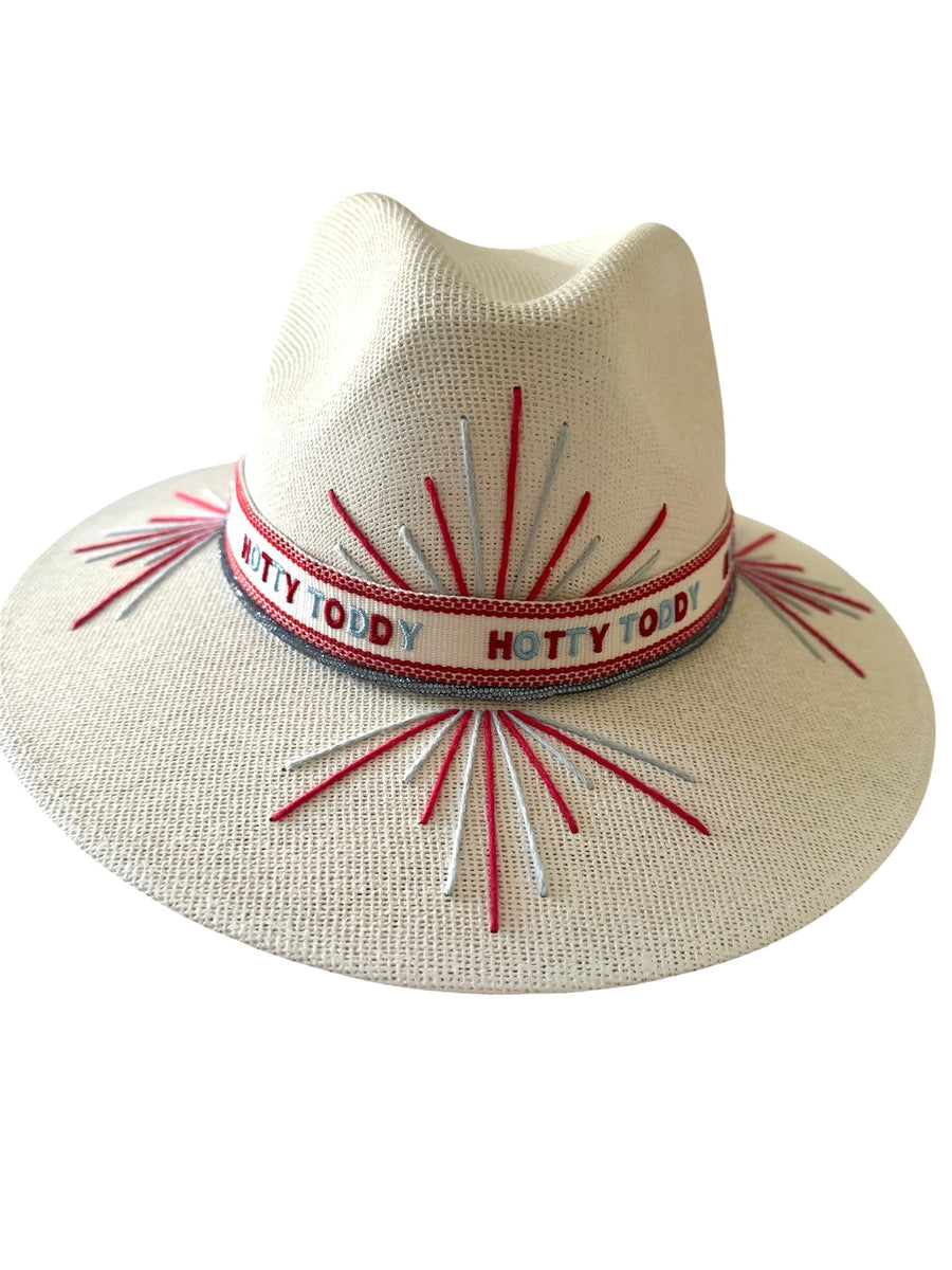 School Spirit Embroidered Fedora