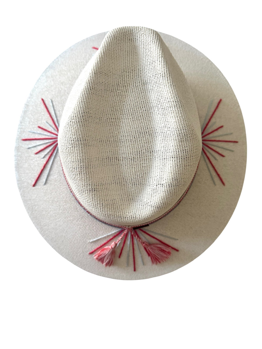 School Spirit Embroidered Fedora