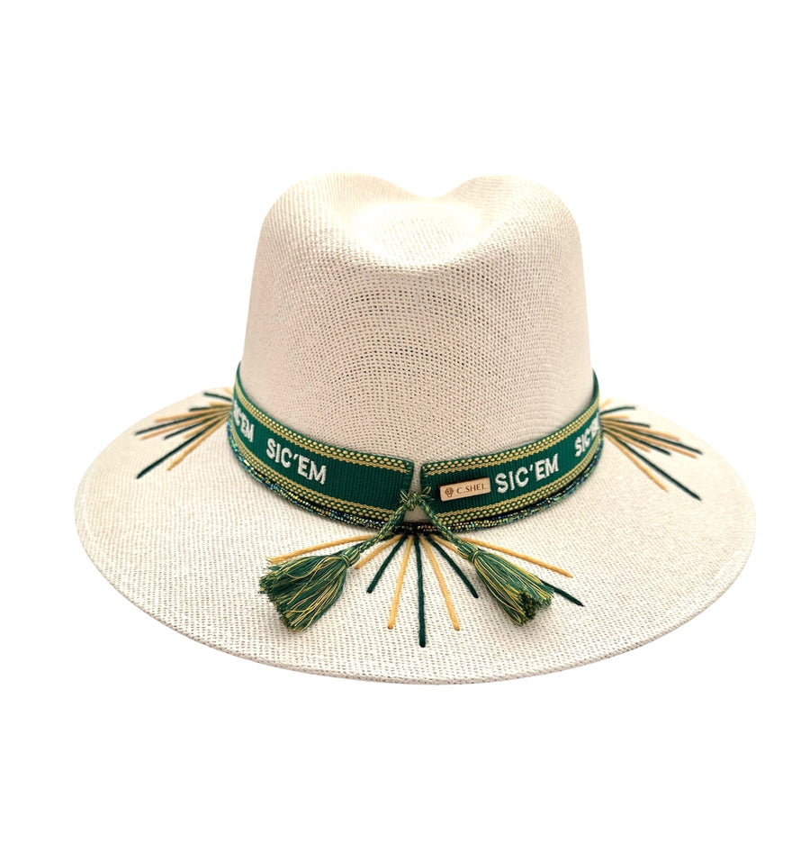 School Spirit Embroidered Fedora