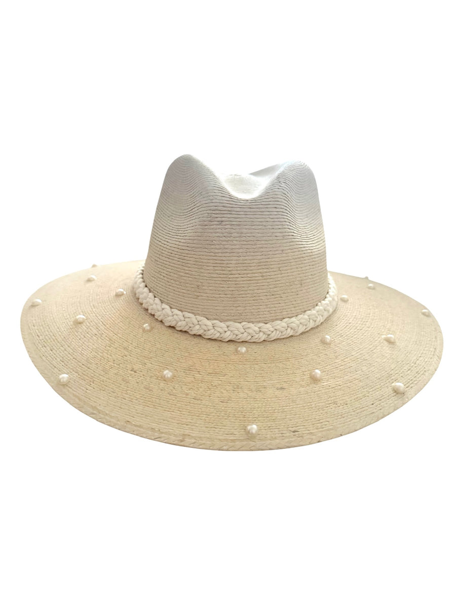 Pearl Palm Straw Hat