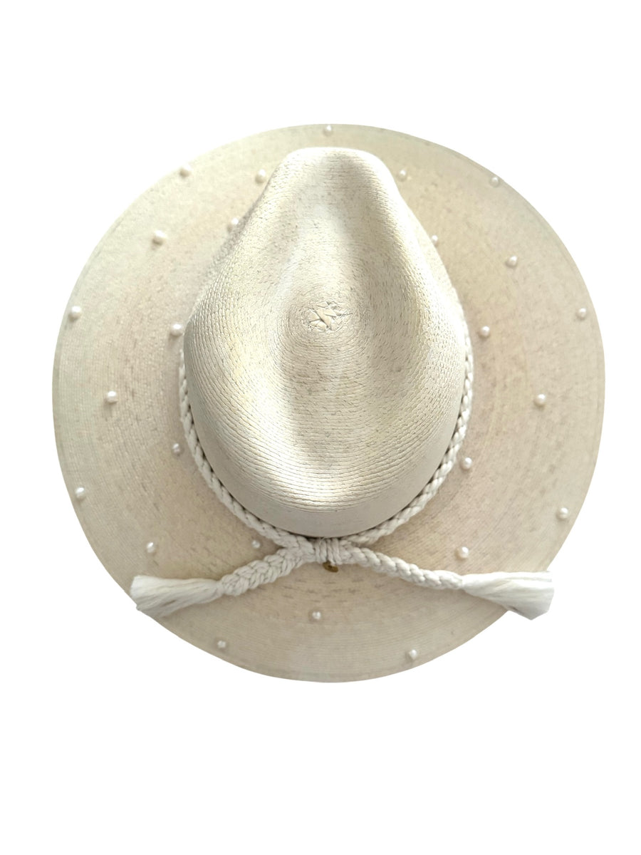 Pearl Palm Straw Hat